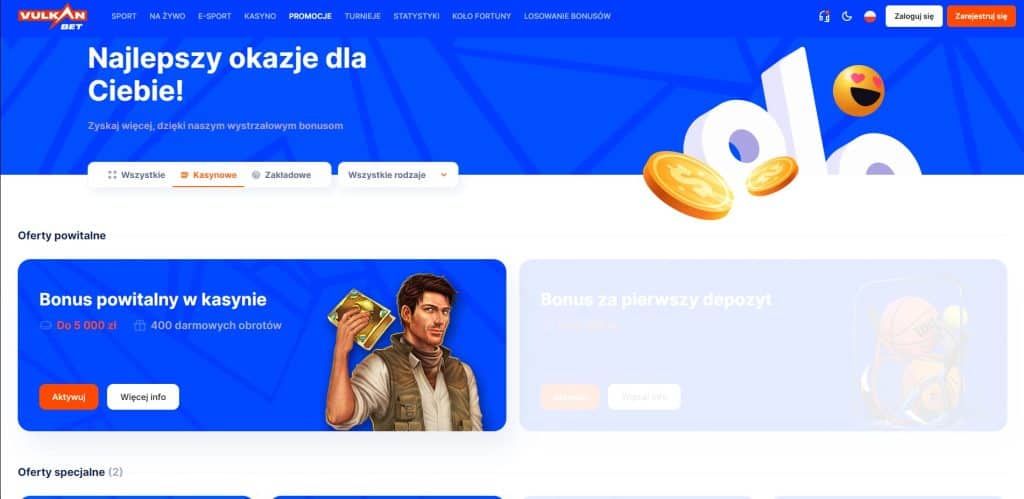 vulkanbet promocje
