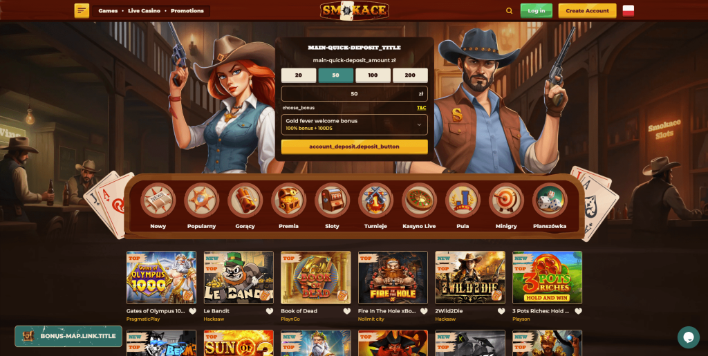 Smokace casino Polska