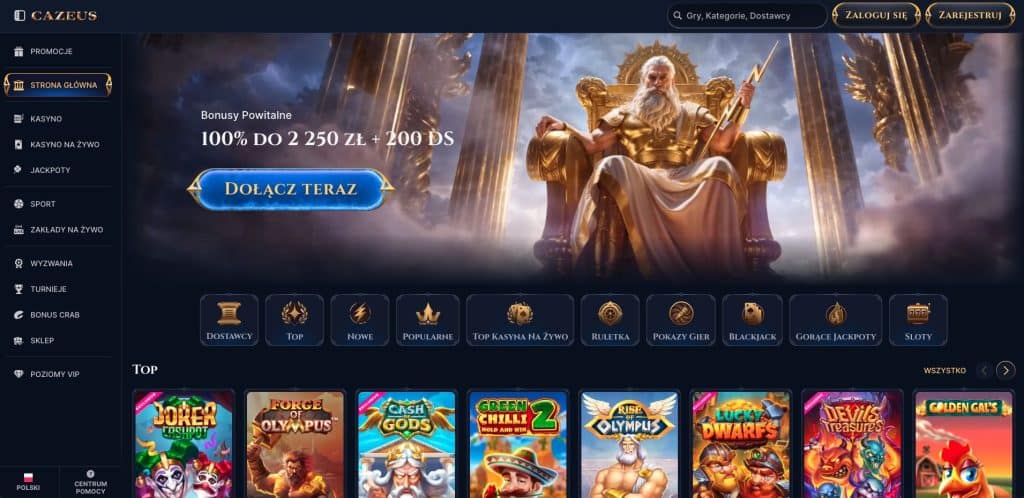 Cazeus casino Polska