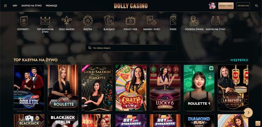 Gra z krupierami na żywo