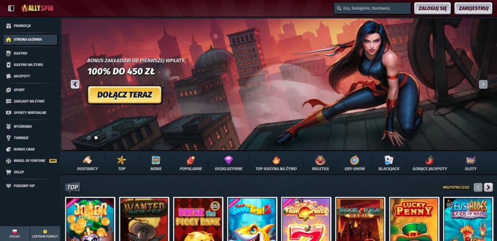 AllySpin casino Polska