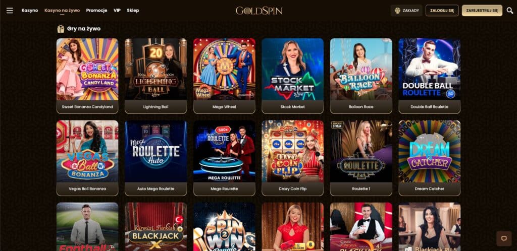 Gra z krupierami na żywo