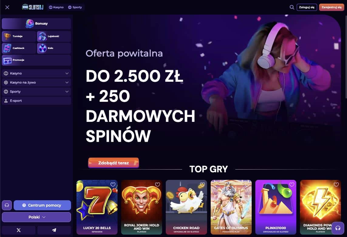 SlotsDJ casino Polska