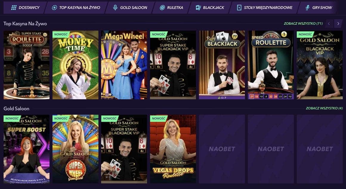 Casino s živými dealery