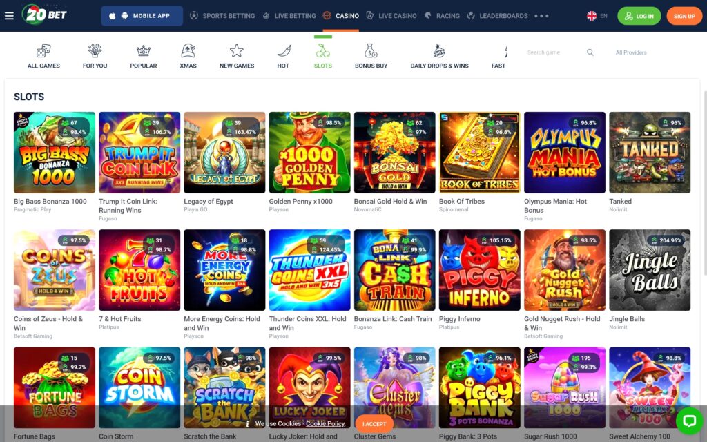 20bet casino slots