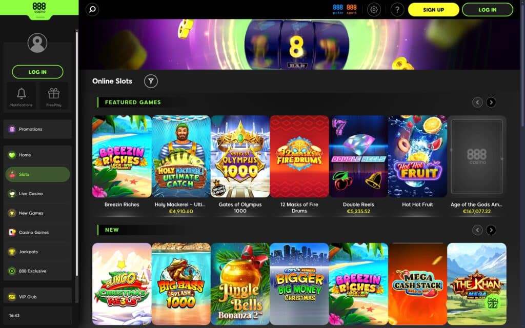 888 casino slots