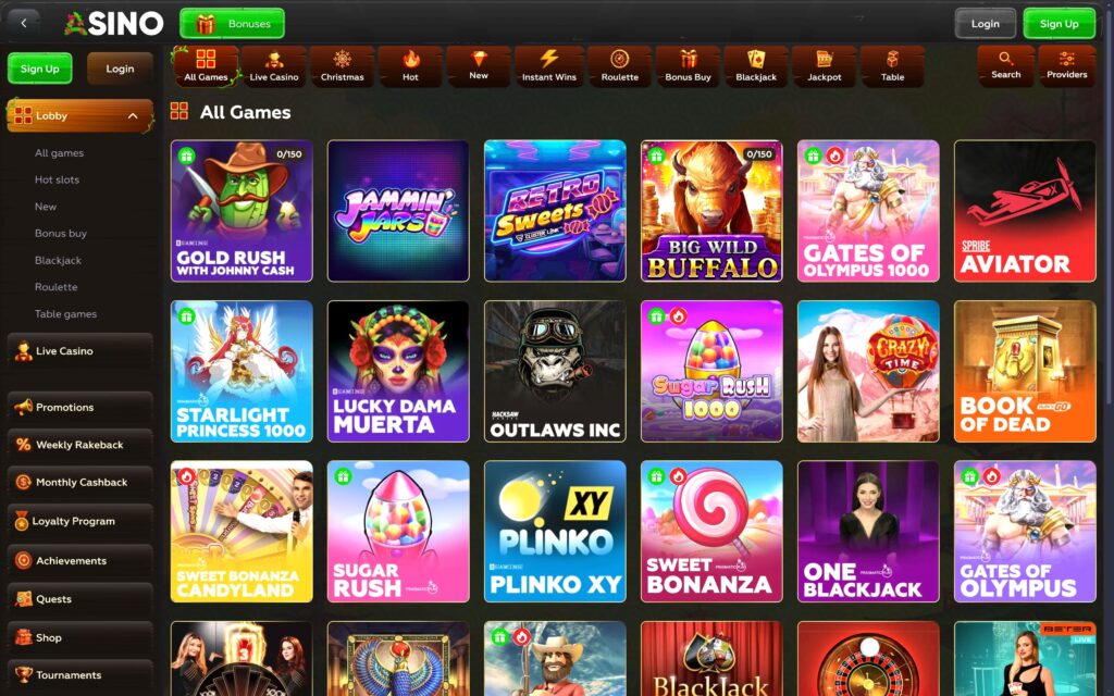 Asino casino slots