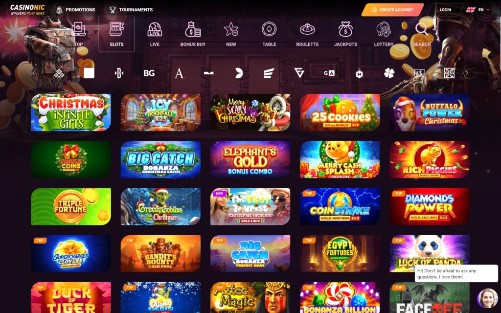 Casinonic casino slots