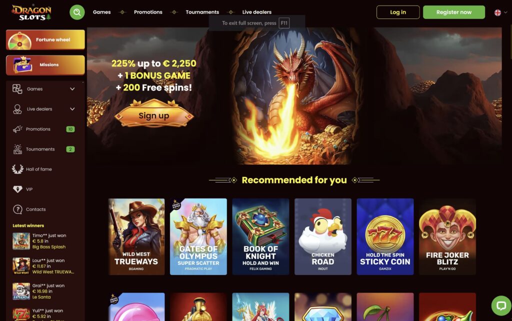 Dragon Slots casino