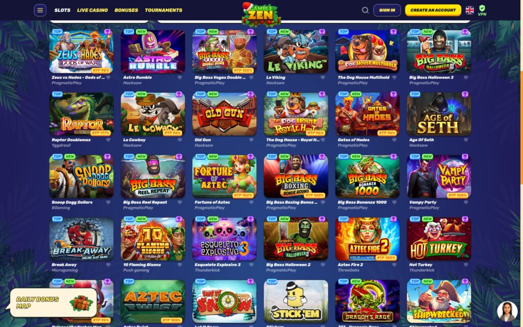 Gamblezen casino slots