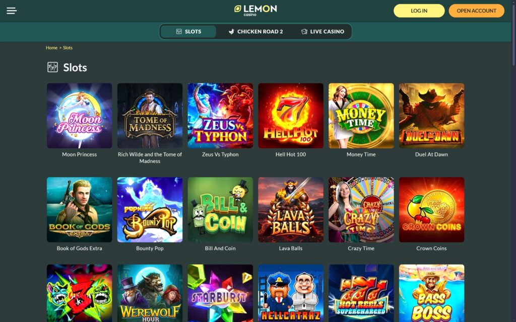 Lemon casino slots