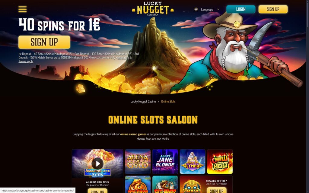 Lucky Nugget casino slots