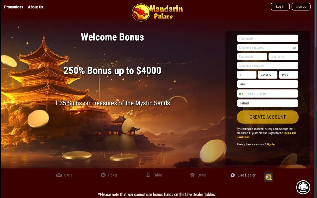 Mandarin Palace casino