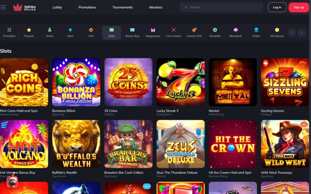 Spin Empire casino slots