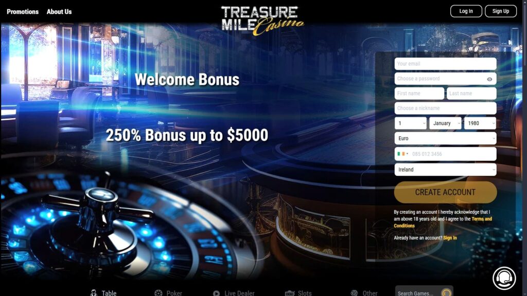 Treasure Mile casino