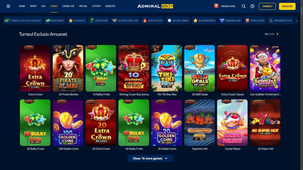 AdmiralBet casino slots