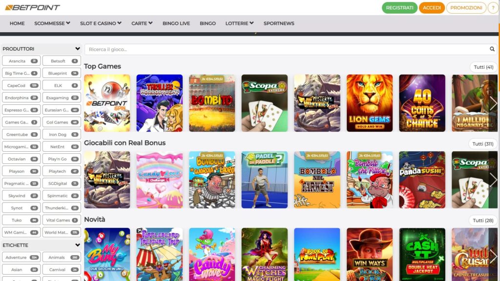 Betpoint casino slots