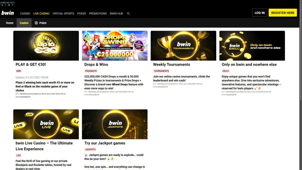 Bwin casino bonuses