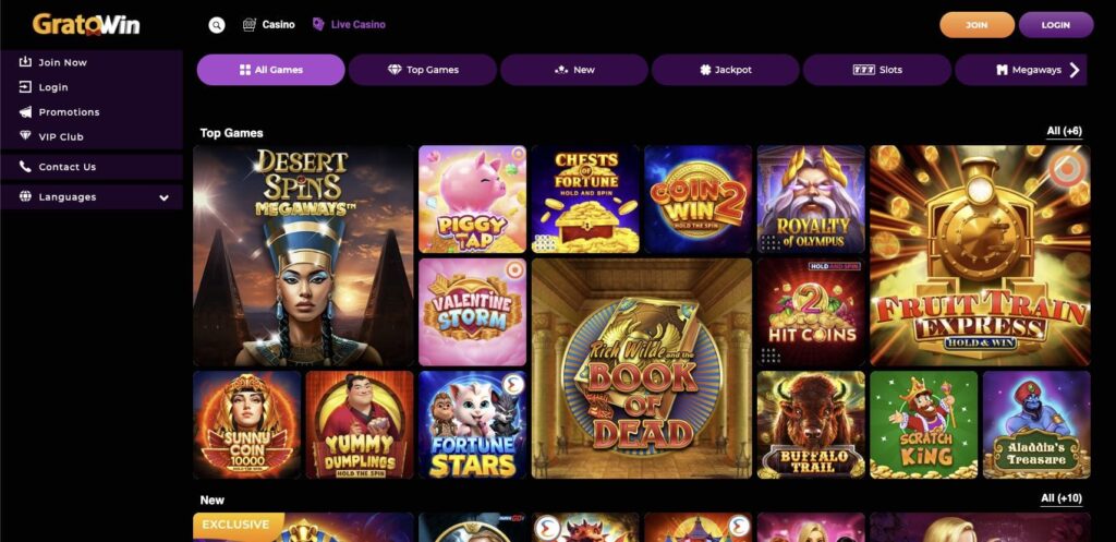 Gratowin casino slots