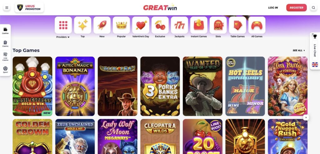 Greatwin casino slots