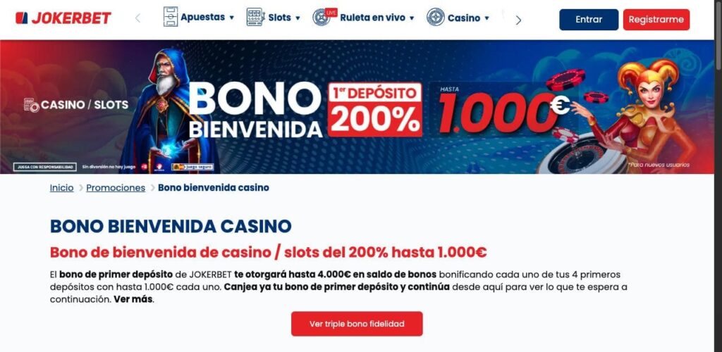 Jokerbet casino bonuses