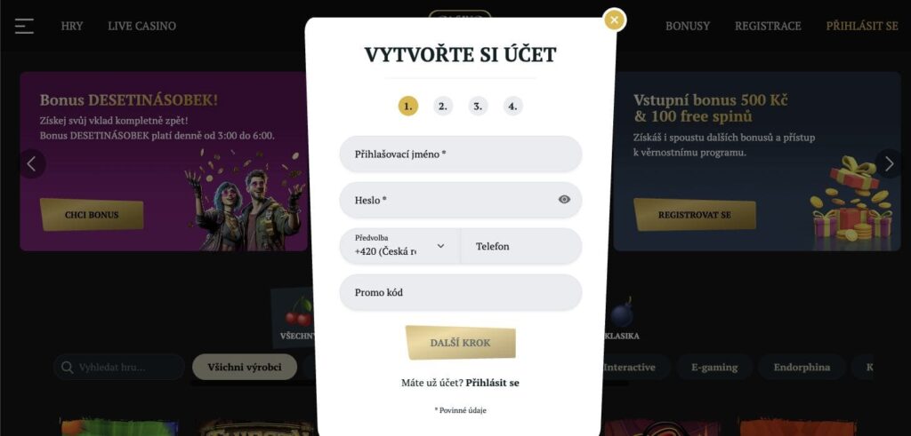 Kartac casino registration