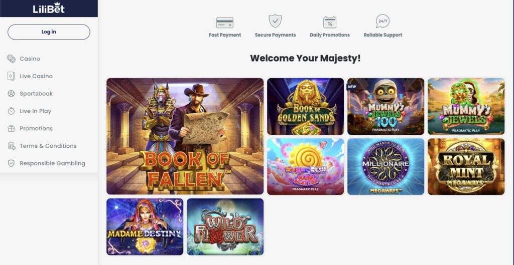 Lilibet casino review