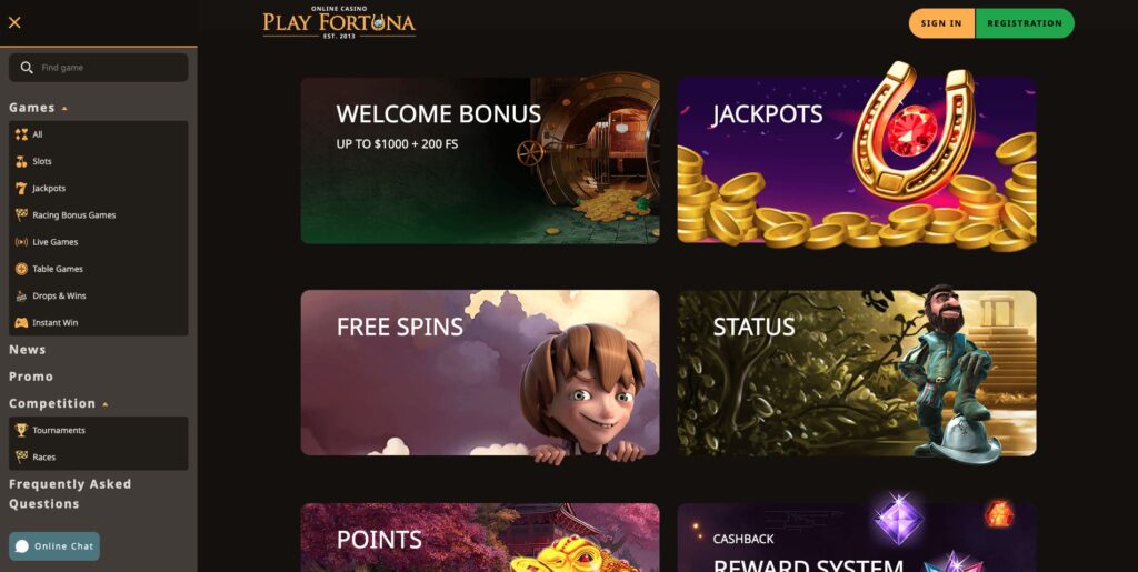 PlayFortuna Casino Bonuses