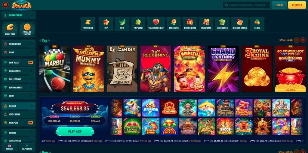Spinanga Casino Slots