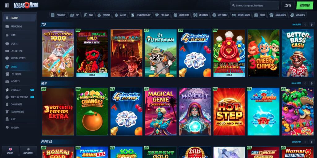 VegasHero Casino Slots